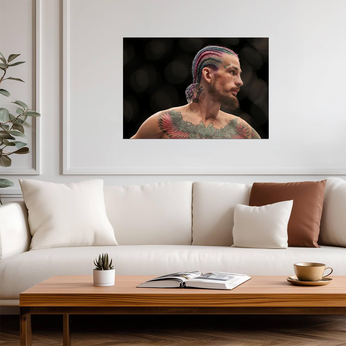 Sean O'Malley Suga Show Profile | UFC Poster | Bantamweight Champion Art - Sports Poster