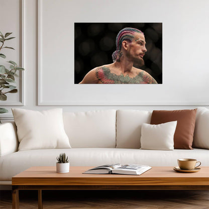 Sean O'Malley Suga Show Profile | UFC Poster | Bantamweight Champion Art - Sports Poster