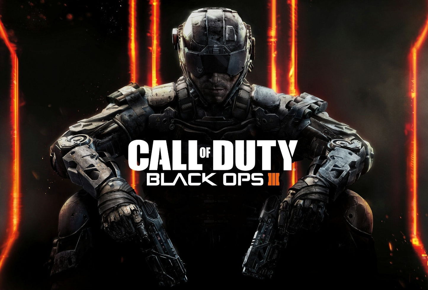 Call of Duty Black Ops III | Key Art Future Soldier | Futuristic FPS Gaming Art - Video Games Poster