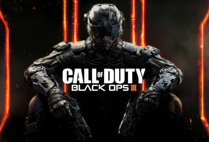 Call of Duty Black Ops III | Key Art Future Soldier | Futuristic FPS Gaming Art - Video Games Poster