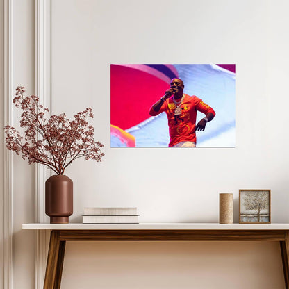 Akon Live Performance | Concert Poster | Hip Hop Music Art - Music Poster