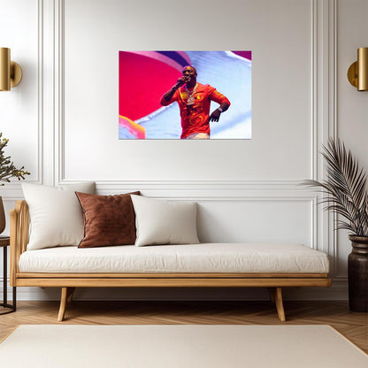 Akon Live Performance | Concert Poster | Hip Hop Music Art - Music Poster