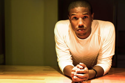 Michael B. Jordan Pensive Portrait | Celebrity Photo Poster | Modern Actor Wall Art - Celebrities Poster