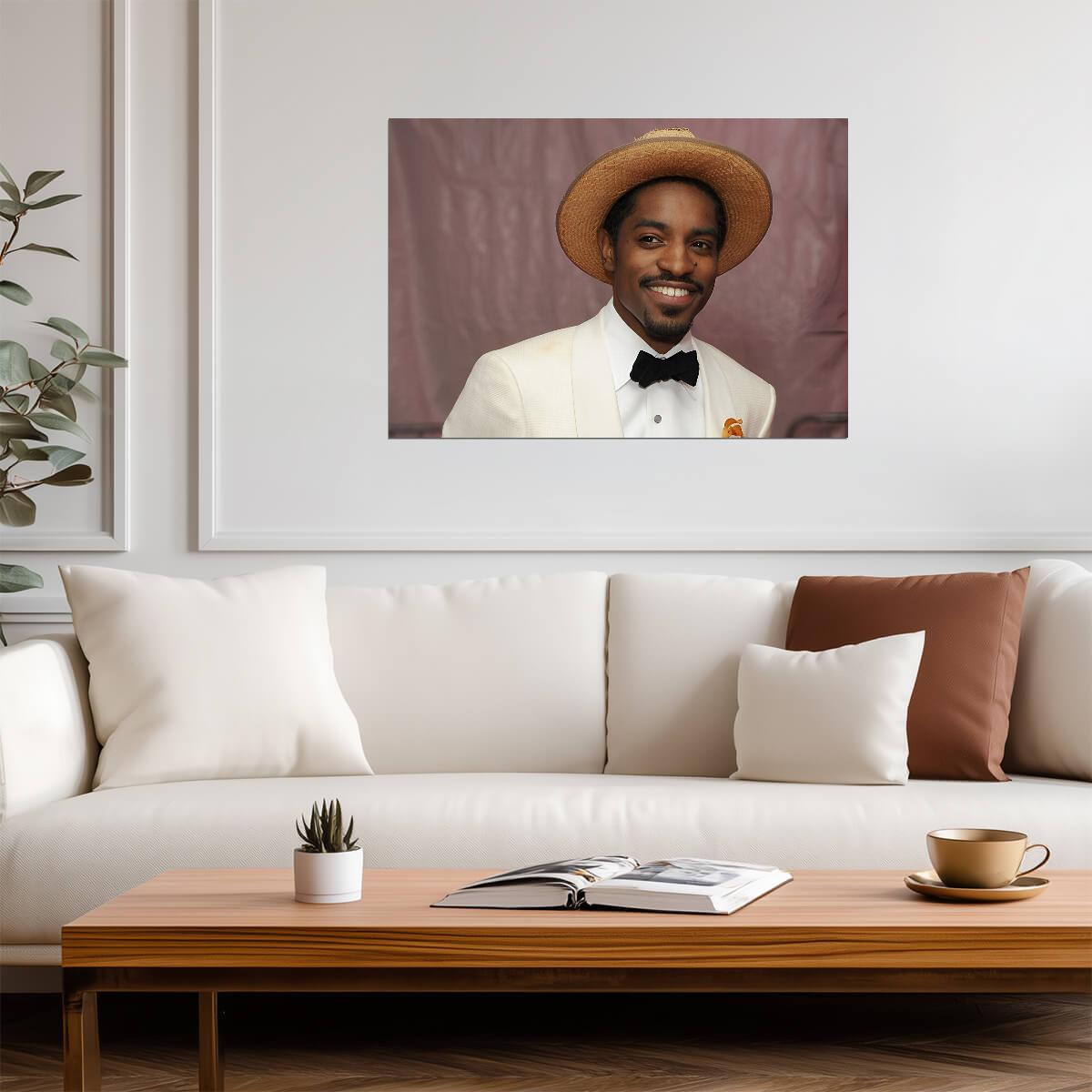 André 3000 | Rap Music Star | Hip Hop Culture Poster - Music Poster