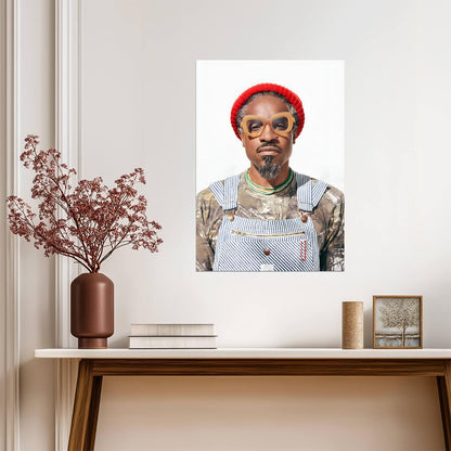 André 3000 | Musician Wall Art | Alternative Hip Hop Poster - Music Poster