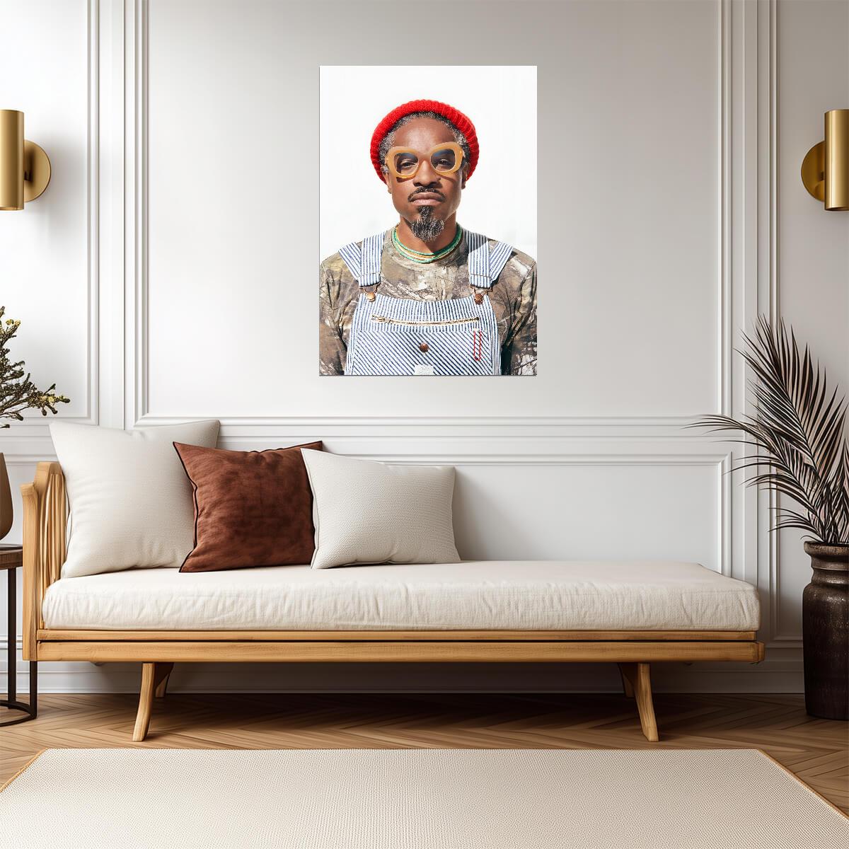 André 3000 | Musician Wall Art | Alternative Hip Hop Poster - Music Poster