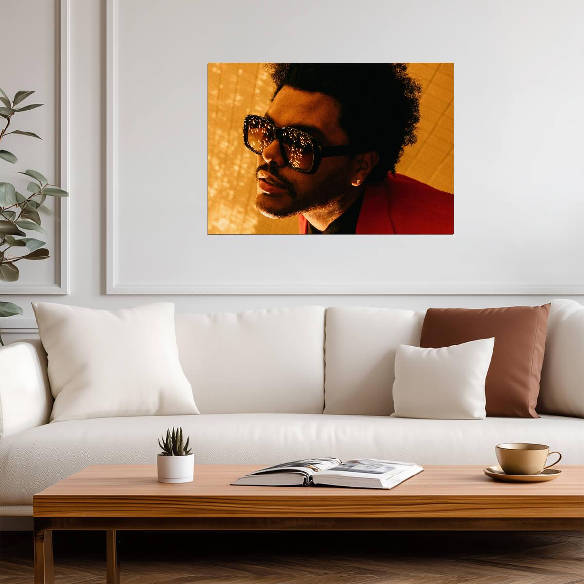 The Weeknd After Hours Era | Blinding Lights Music Poster | Modern R&B Wall Art - Music Poster