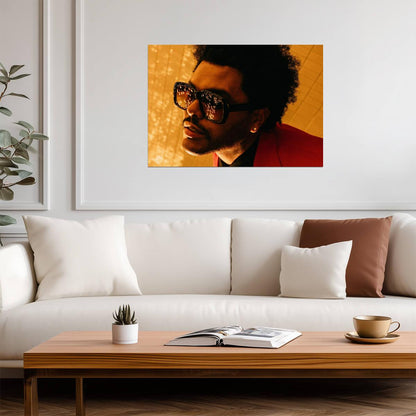 The Weeknd After Hours Era | Blinding Lights Music Poster | Modern R&B Wall Art - Music Poster