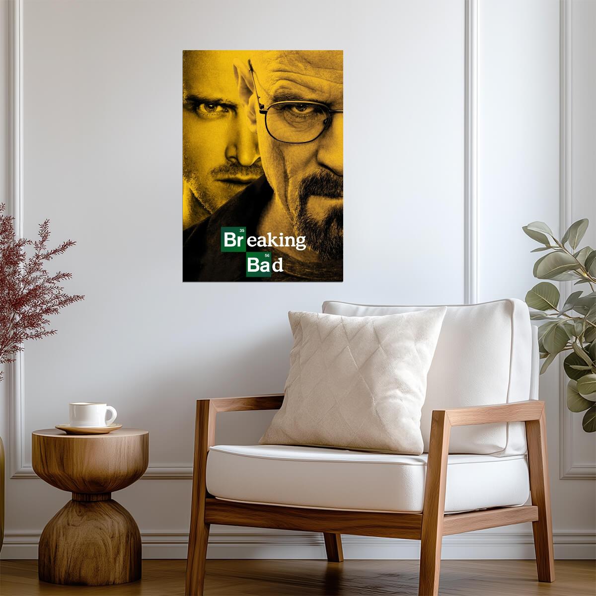 Breaking Bad Walter White & Jesse Pinkman | TV Show Poster | Crime Drama Wall Art - Movies & TV Poster