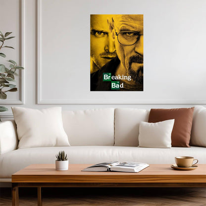 Breaking Bad Walter White & Jesse Pinkman | TV Show Poster | Crime Drama Wall Art - Movies & TV Poster