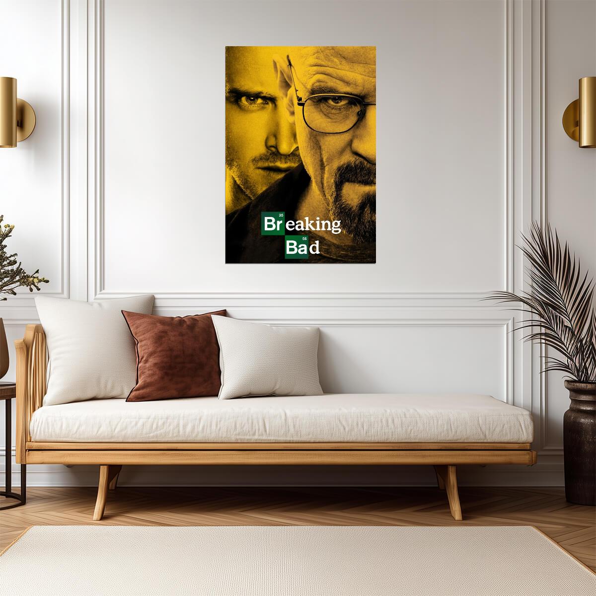 Breaking Bad Walter White & Jesse Pinkman | TV Show Poster | Crime Drama Wall Art - Movies & TV Poster