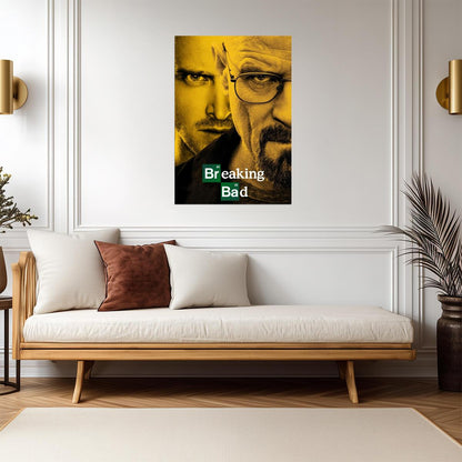Breaking Bad Walter White & Jesse Pinkman | TV Show Poster | Crime Drama Wall Art - Movies & TV Poster