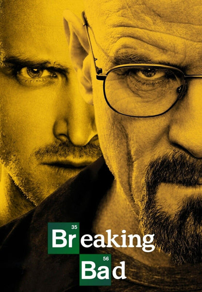 Breaking Bad Walter White & Jesse Pinkman | TV Show Poster | Crime Drama Wall Art - Movies & TV Poster