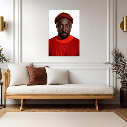 Will.i.am Modern Portrait | The Black Eyed Peas Music Poster | Hip Hop Artist Wall Art - Music Poster