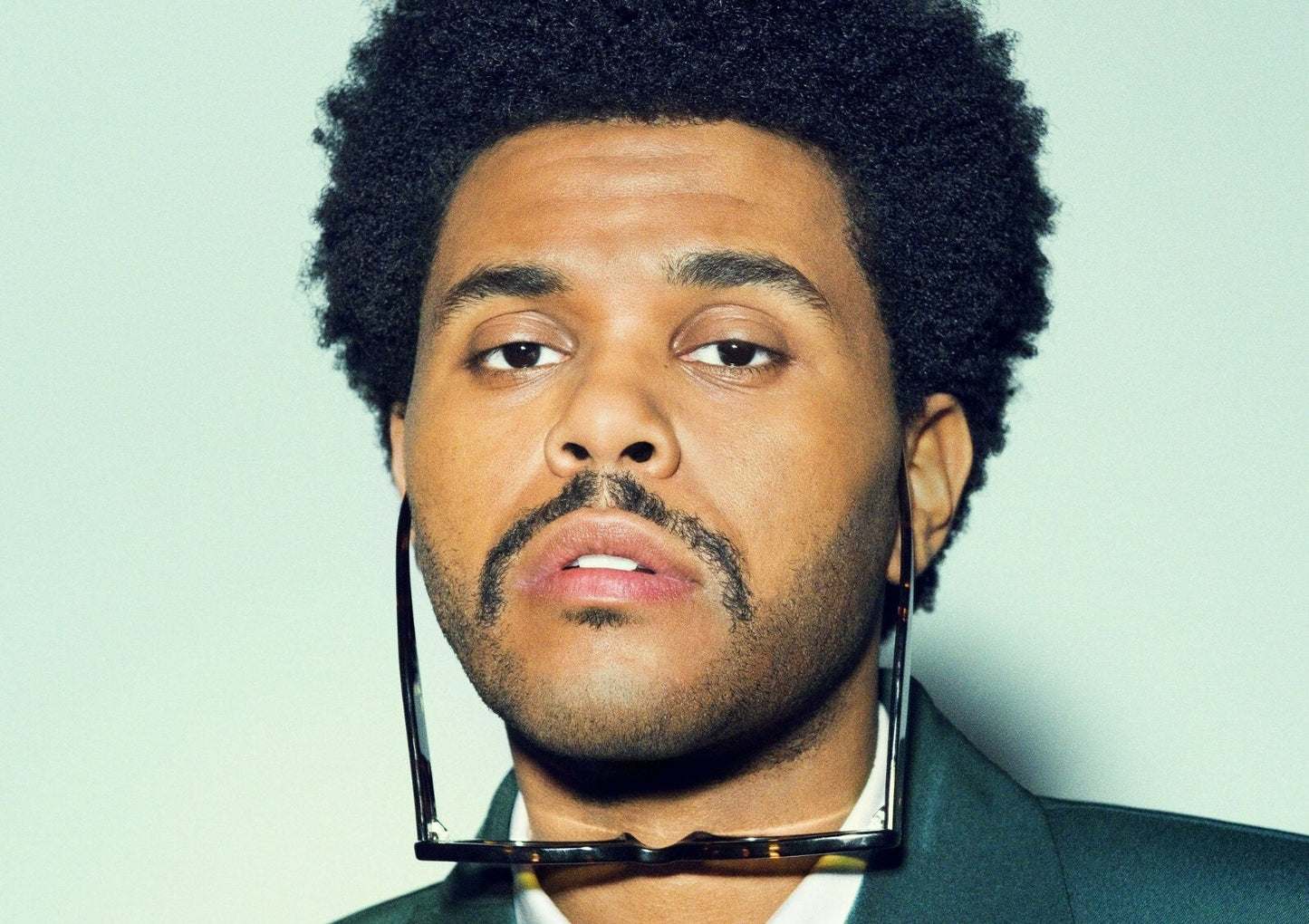 The Weeknd Close-Up Portrait | Modern Music Poster | R&B Star Wall Art - Music Poster