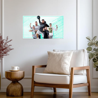 Dude Perfect | Pastel Art Print | Fan Gift Poster - Celebrities Poster