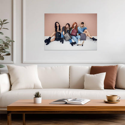 Blackpink Group Photoshoot | K-Pop Stars Poster | Gift for Blink Fan - Music Poster