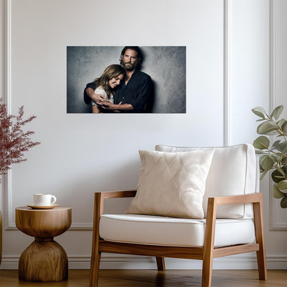 A Star Is Born Cooper Gaga | Movie Poster | Romantic Drama Print - Movies & TV Poster