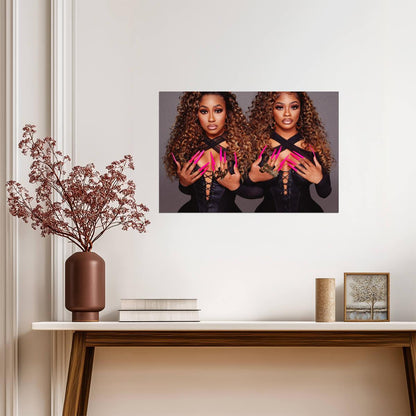 City Girls | Colorful Art Print | Musician Poster - Music Poster