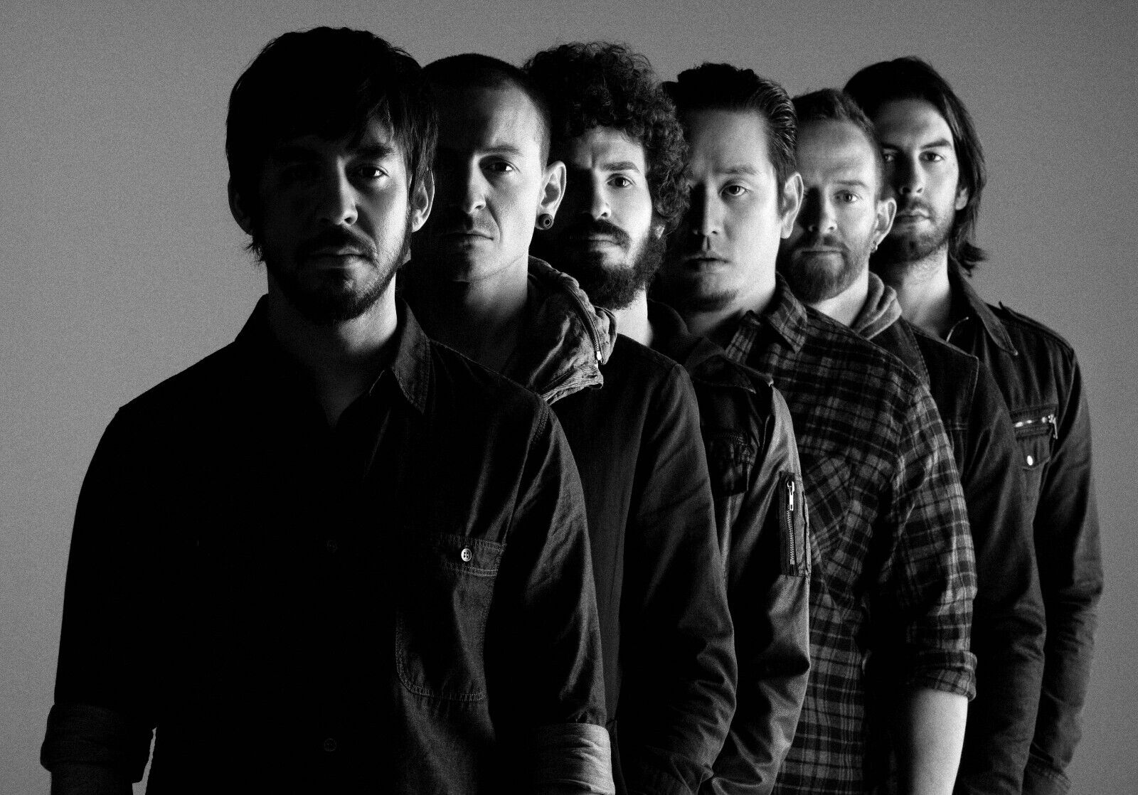 Linkin Park Band Photo | Black and White Music Poster | Alternative Rock Wall Art - Music Poster