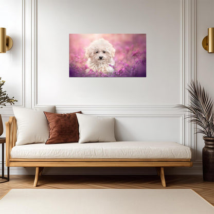 Dog Puppy | Playful Dog Art | Family Room Poster - Photography Poster