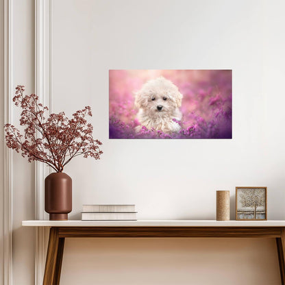 Dog Puppy | Playful Dog Art | Family Room Poster - Photography Poster