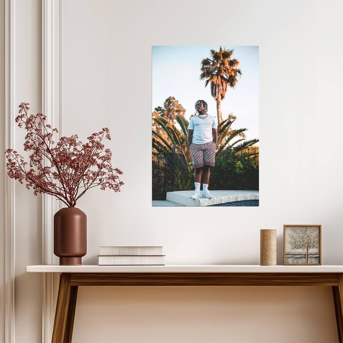 42 Dugg Portrait | Music Poster | Detroit Rapper Wall Art - Music Poster