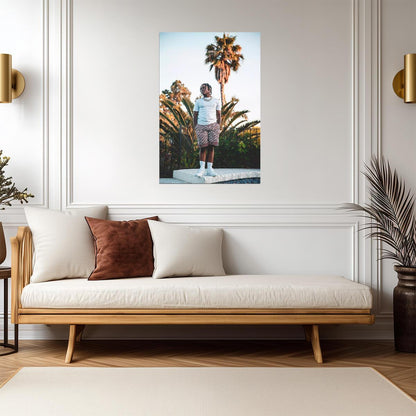 42 Dugg Portrait | Music Poster | Detroit Rapper Wall Art - Music Poster