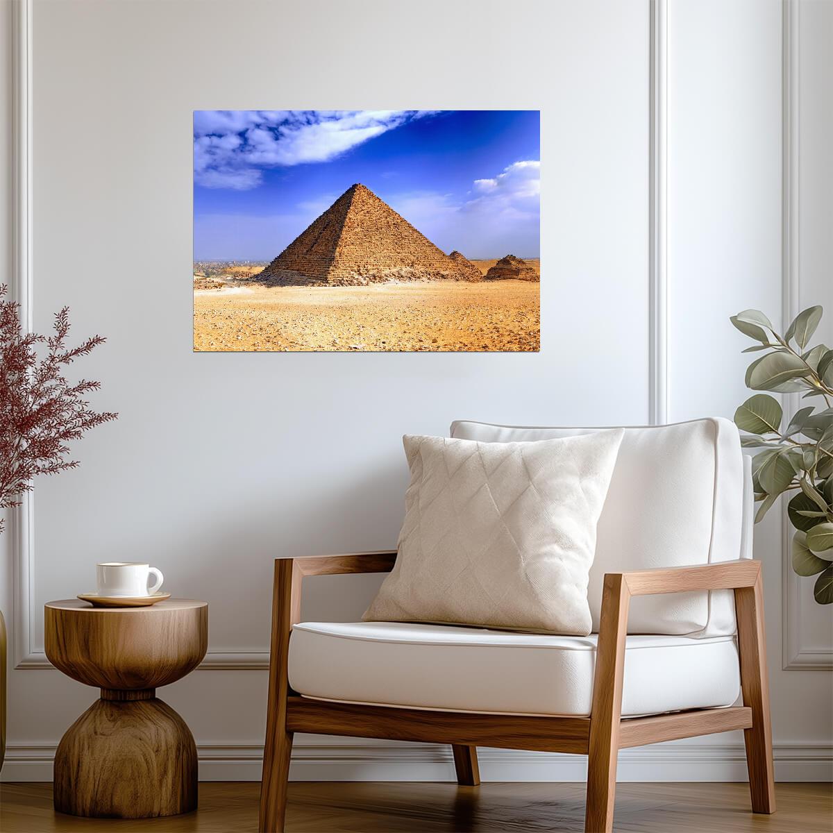 Great Pyramid of Giza | Egypt Travel Photography | Ancient Landmark Poster - Photography Poster