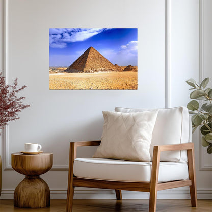 Great Pyramid of Giza | Egypt Travel Photography | Ancient Landmark Poster - Photography Poster