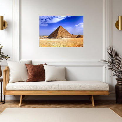 Great Pyramid of Giza | Egypt Travel Photography | Ancient Landmark Poster - Photography Poster