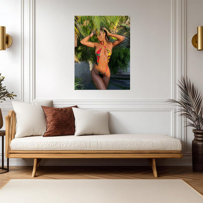 Julia Rose Wall Art | Hot Model Poster - Celebrities Poster