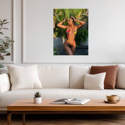 Julia Rose Wall Art | Hot Model Poster - Celebrities Poster