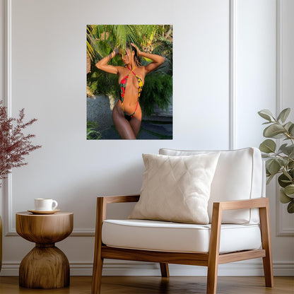 Julia Rose Wall Art | Hot Model Poster - Celebrities Poster
