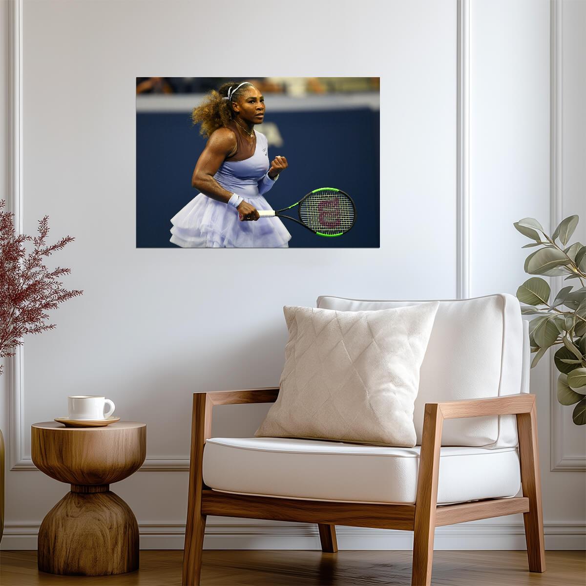 Serena Williams US Open Tutu Dress | Tennis Poster | Grand Slam Queen Art - Sports Poster