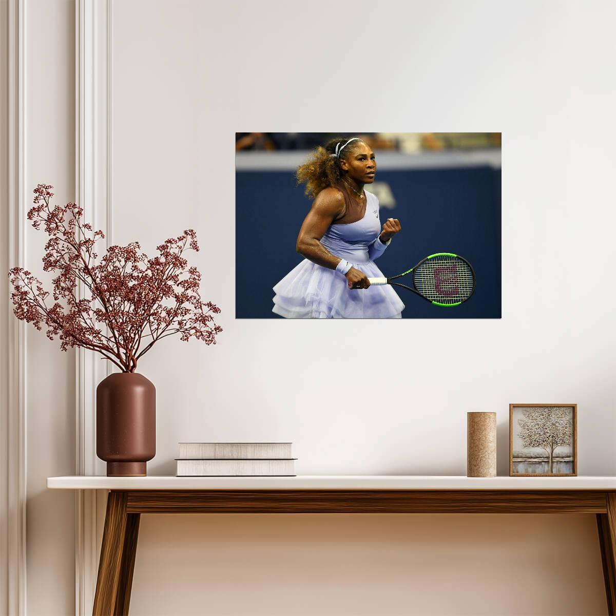 Serena Williams US Open Tutu Dress | Tennis Poster | Grand Slam Queen Art - Sports Poster