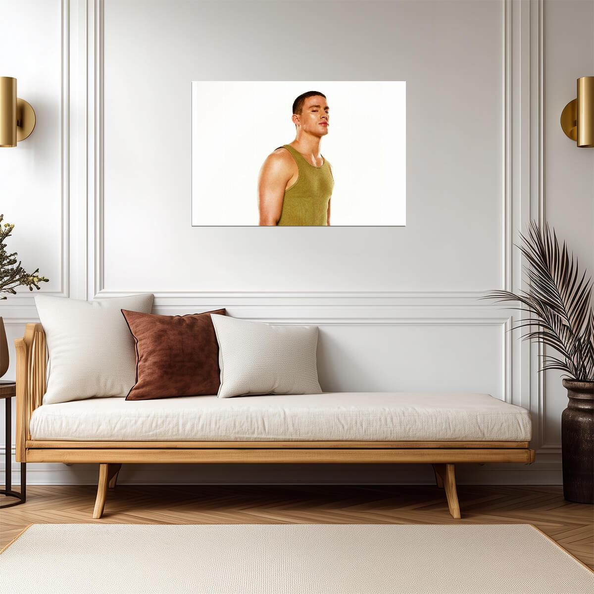 Channing Tatum Photoshoot | Celebrity Portrait Poster | Actor Wall Art - Celebrities Poster