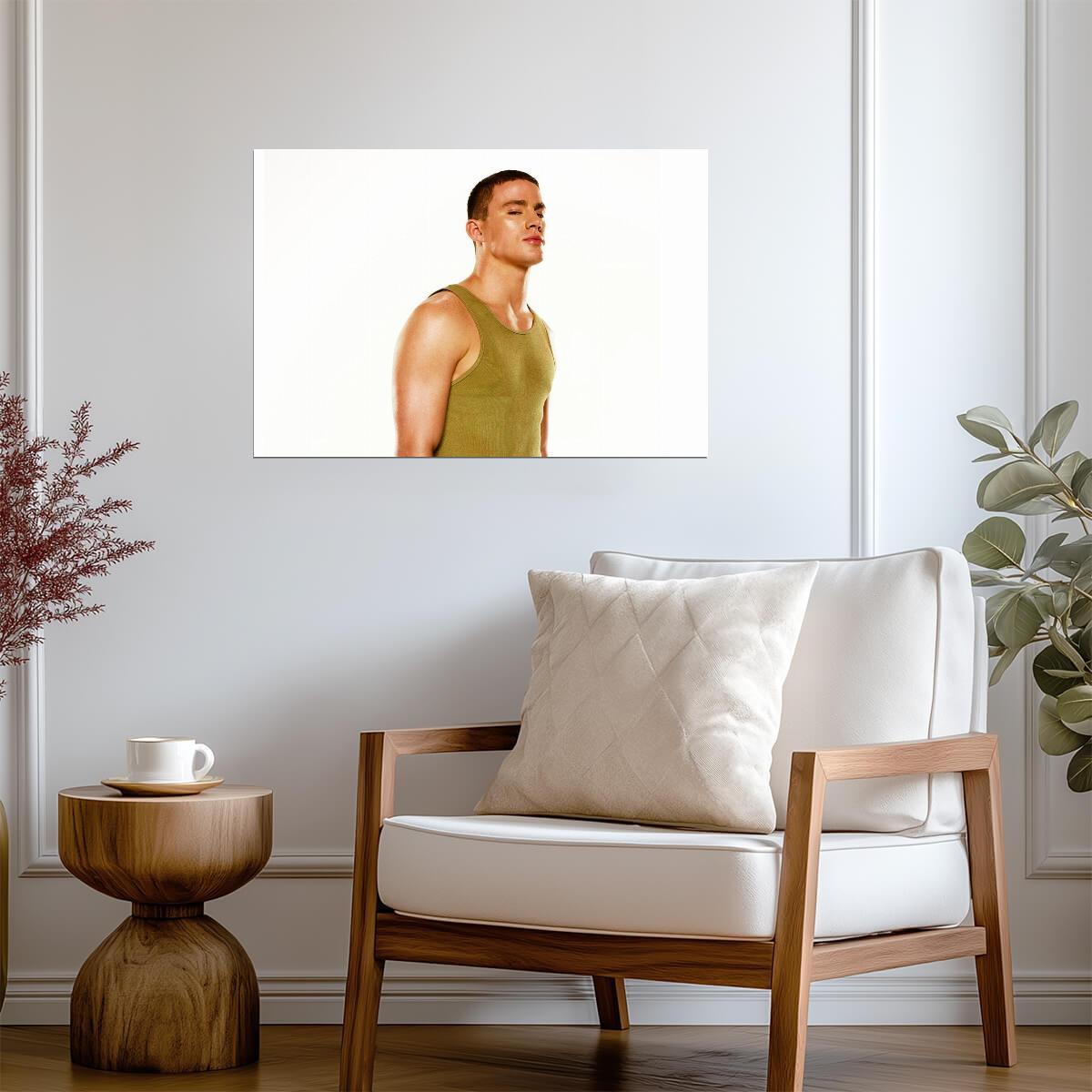 Channing Tatum Photoshoot | Celebrity Portrait Poster | Actor Wall Art - Celebrities Poster