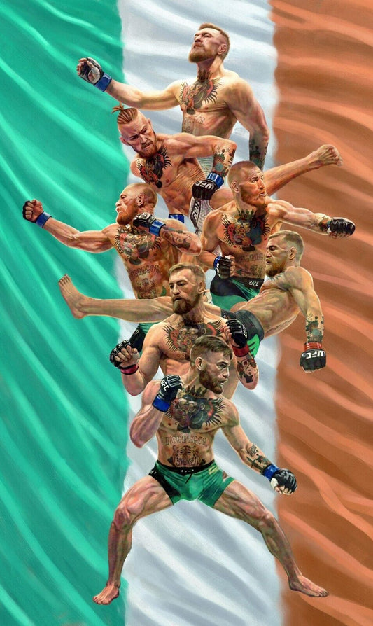 Conor McGregor The Notorious | UFC MMA Poster | Irish Fighter Tribute Art - Sports Poster
