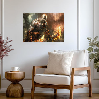 God of War Ghost of Sparta Kratos | Classic Greek Saga Poster | Retro Gaming Warrior Art - Video Games Poster