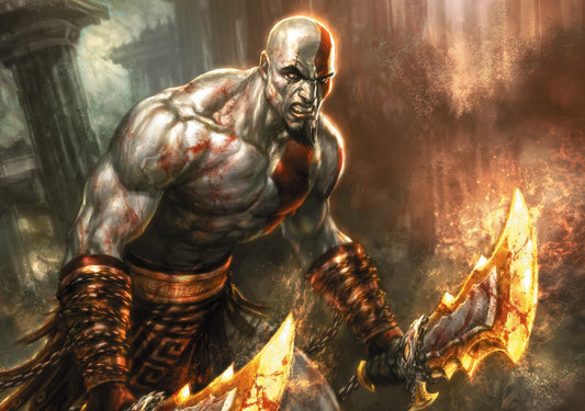 God of War Ghost of Sparta Kratos | Classic Greek Saga Poster | Retro Gaming Warrior Art - Video Games Poster