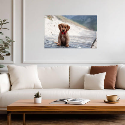 Dog Puppy | Multicolor Pet Print | Modern Poster - Photography Poster