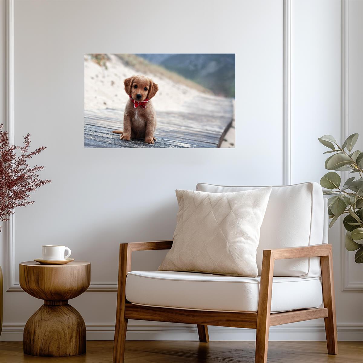 Dog Puppy | Multicolor Pet Print | Modern Poster - Photography Poster