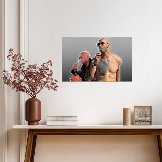 Andrew Tate Top G Collage | Internet Personality Poster | Modern Graphic Art - Celebrities Poster