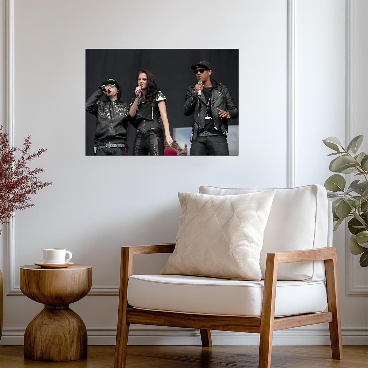 N-Dubz Live On Stage | Concert Photography Poster | British Hip Hop Group - Music Poster