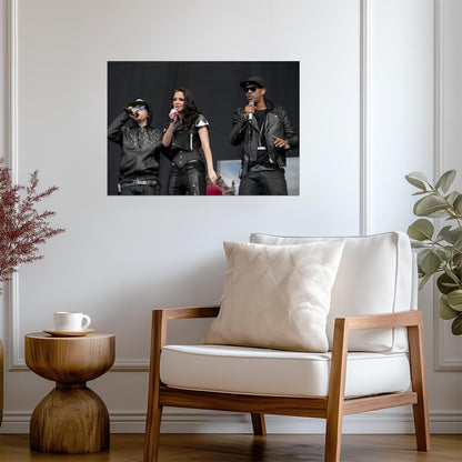 N-Dubz Live On Stage | Concert Photography Poster | British Hip Hop Group - Music Poster