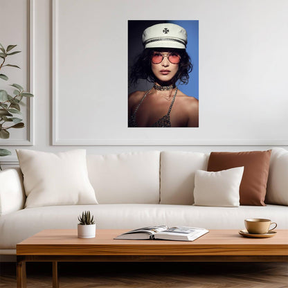 Bella Hadid High Fashion Portrait | Supermodel Wall Poster | Stylish Photoshoot Art - Celebrities Poster