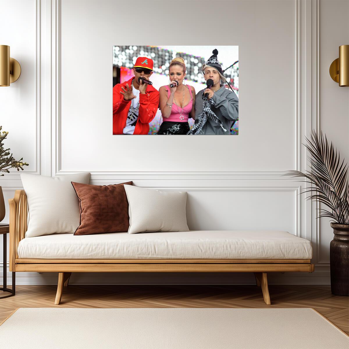 N-Dubz Live Performance | Early Years Concert Photo | British Hip Hop Group Poster - Music Poster