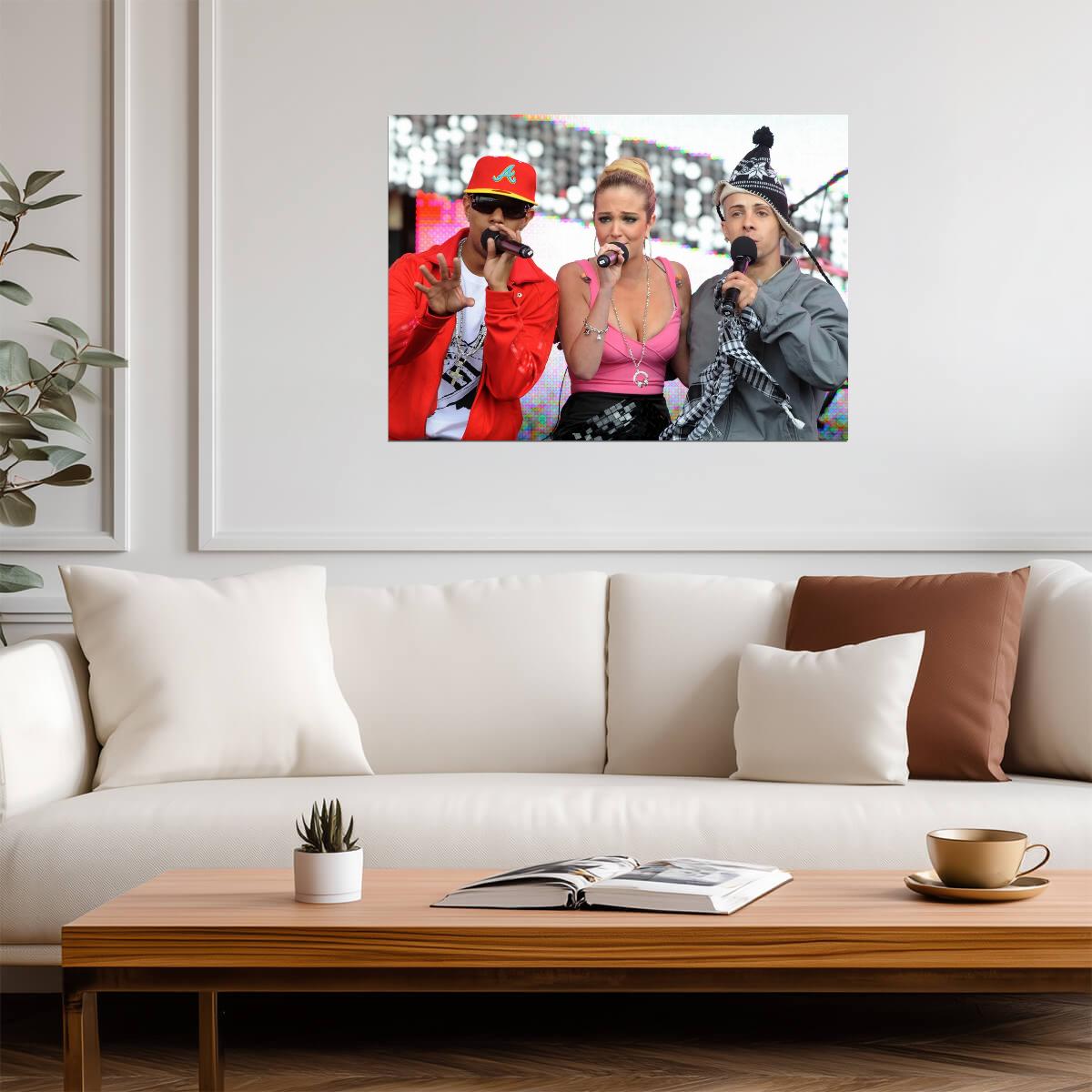 N-Dubz Live Performance | Early Years Concert Photo | British Hip Hop Group Poster - Music Poster
