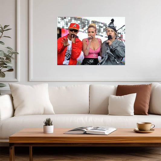 N-Dubz Live Performance | Early Years Concert Photo | British Hip Hop Group Poster - Music Poster